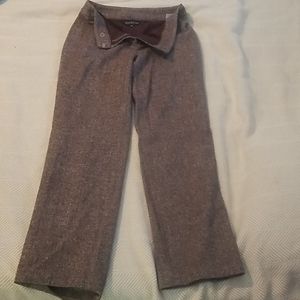 Brown wool pants